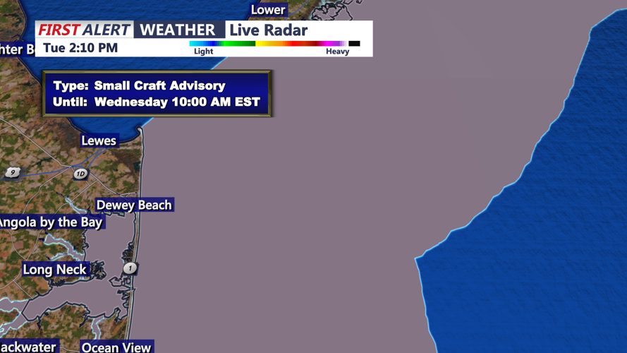 SMALL CRAFT ADVSIORY - SUSSEX