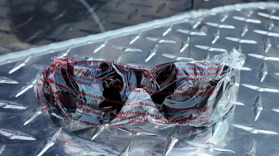 Sunglasses in the KultureCity sensory bag at the Delaware State Fair