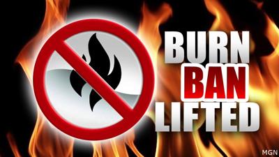 Burn Ban Lifted