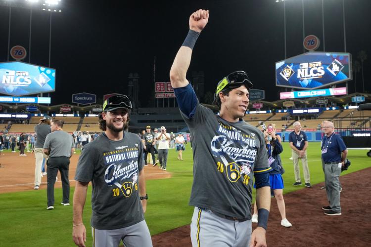 NLCS Brewers Dodgers Baseball