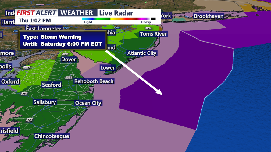 STORM WARNING - MID ATLANTIC