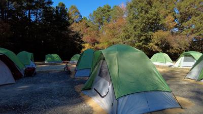 A homeless encampment in Lewes called Tharros at the old Troop 7 property.