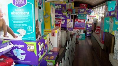 No Babies Wet Behind Collecting Thousands of Diapers for Local Babies