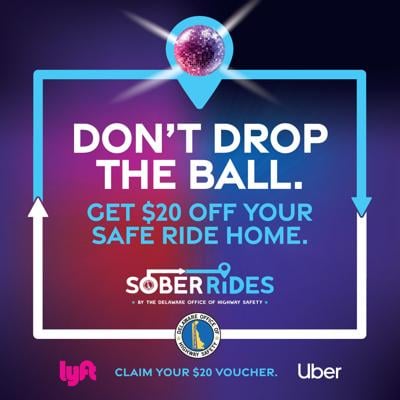 Delaware offers New Year’s Eve sober ride vouchers
