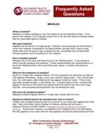Measles FAQ