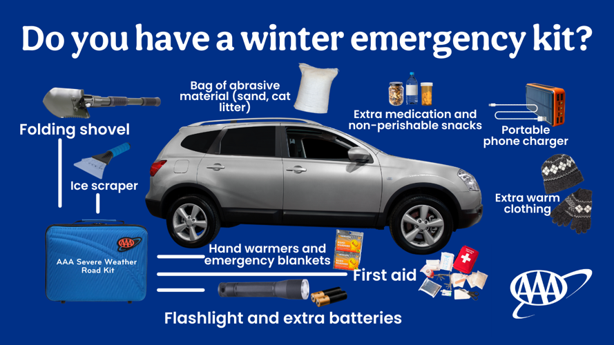 Winter weather precautions from AAA