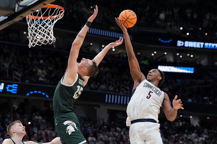 NCAA Michigan St UConn Basketball