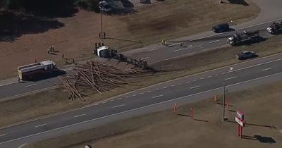 Logging Truck Spill