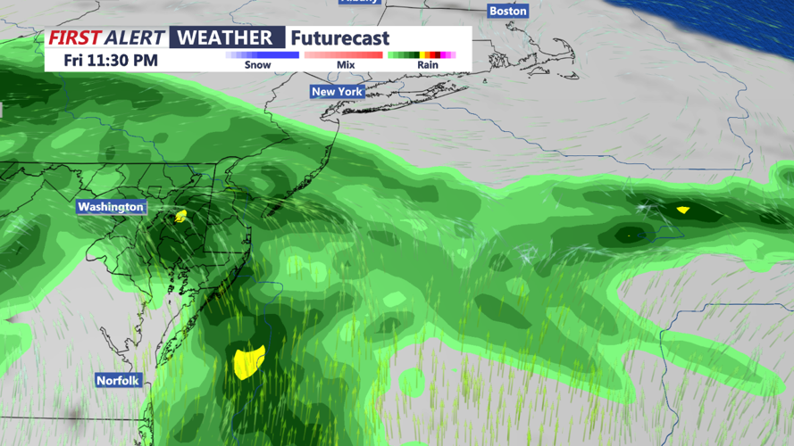 Rain Chances Through The Weekend