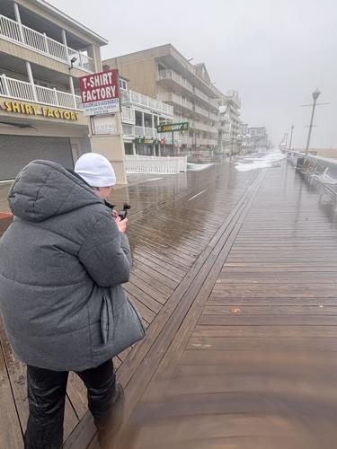 Owen on the Ocean City boardwalk