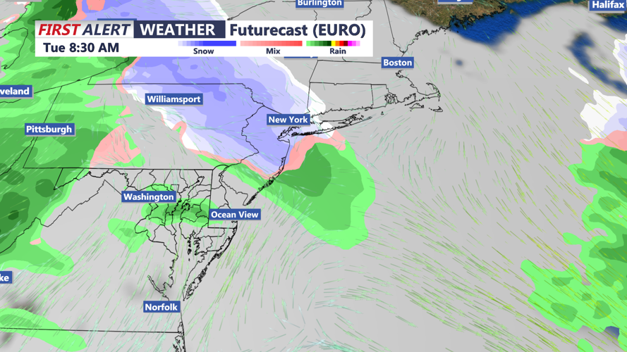 FUTURECAST PRECIPITATION - NORTHEAST REGION