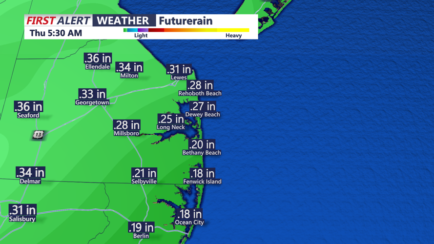 Futurecast Rainfall