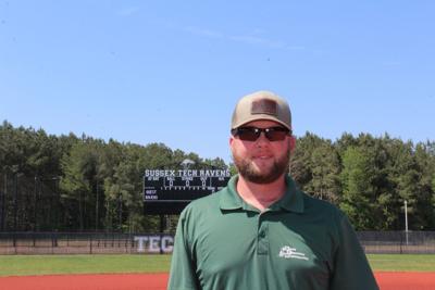 Brian Rowe at Sussex Tech Field
