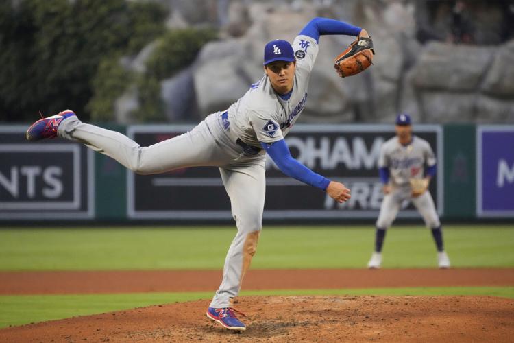 Dodgers Angels Baseball