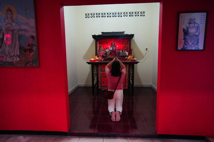 APTOPIX Indonesia Lunar New Year