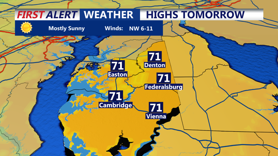 HIGHS TOMOMORROW CAMBRIDGE