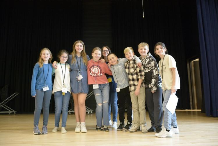 Members of the student leadership team at Milton Elementary School. Courtesy Milton Elementary PTO.
