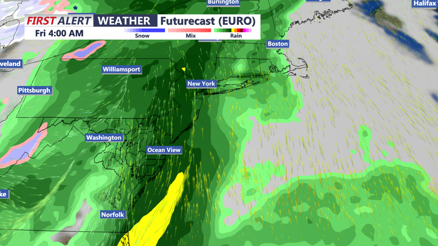 FUTURECAST RAINFALL MID-ATLANTIC