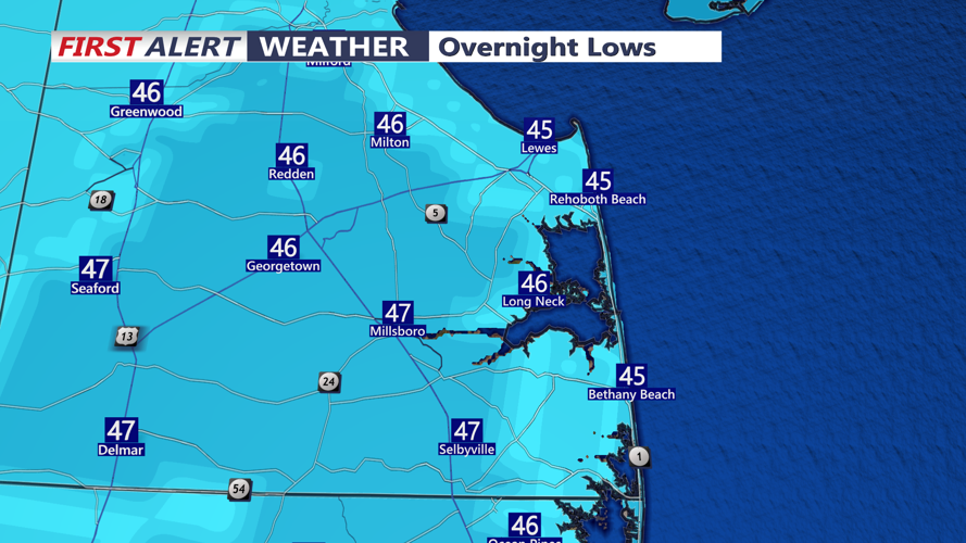 OVERNIGHT LOWS