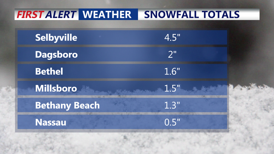 Snowfall Totals