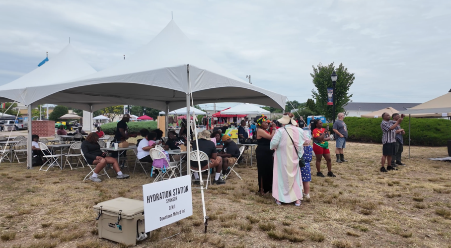 The Juneteenth celebration brought out more people this year compared to previous years, according to organizers.