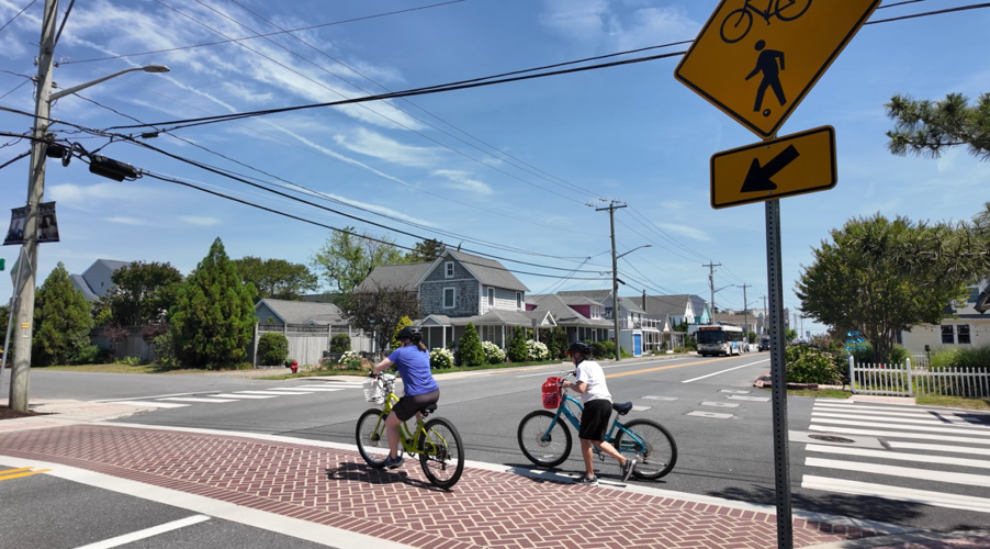 The project is aimed at improving safety and accessibility for people walking and biking through the area.