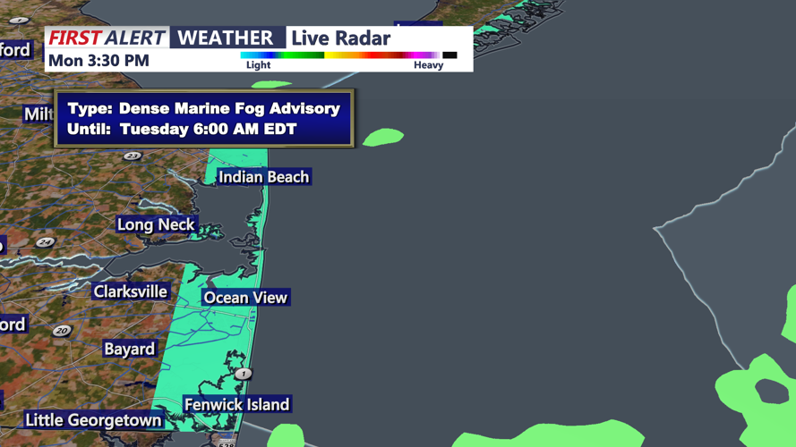 DENSE FOG ADVISORY