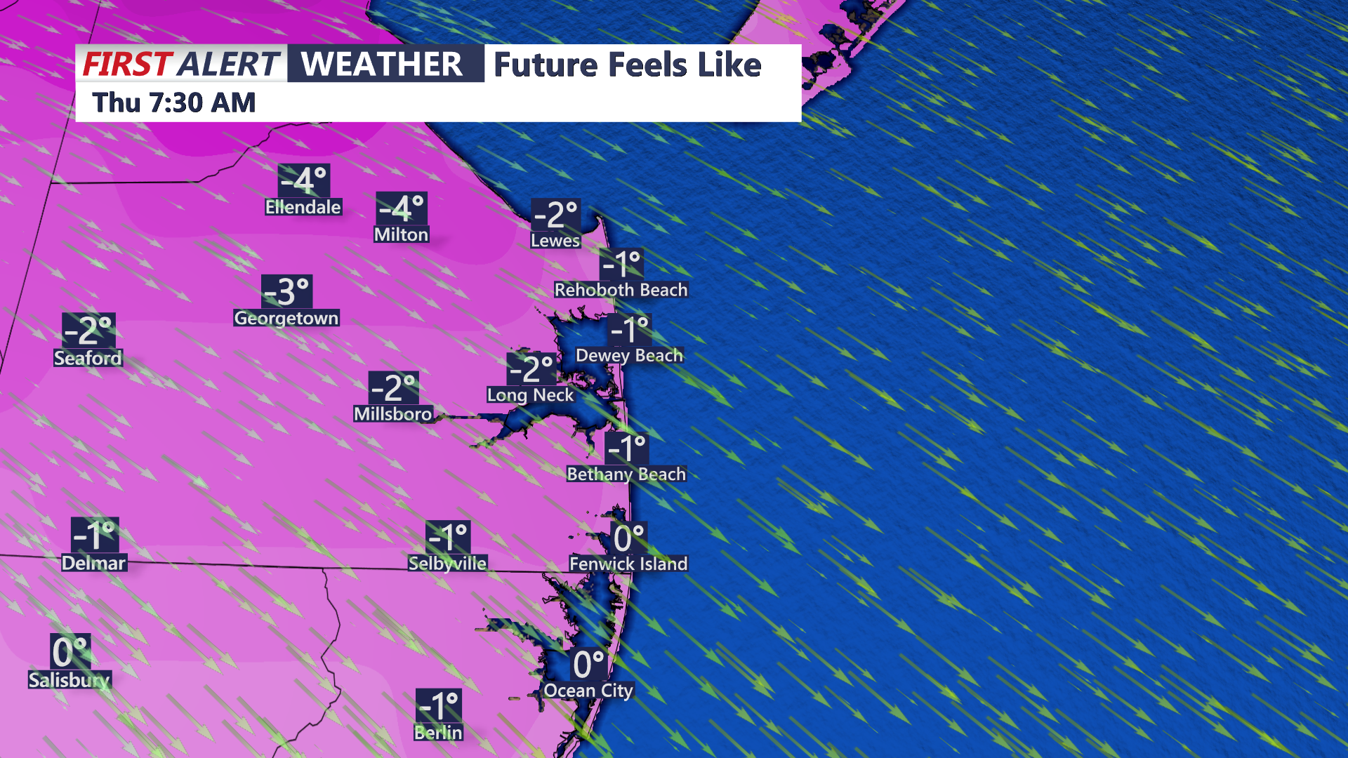 Arctic blast grips Delmarva: Subzero wind chills through Friday ...