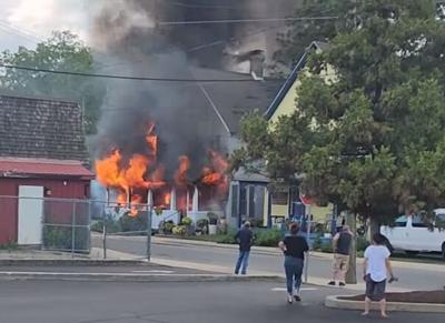 Laurel 2nd Street house fire