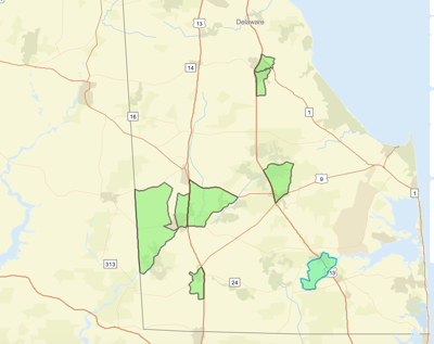 A map of opportunity zones 
