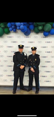 Thomas Berry III with his best friend and fellow volunteer firefighter, Steven Hughes, Jr.