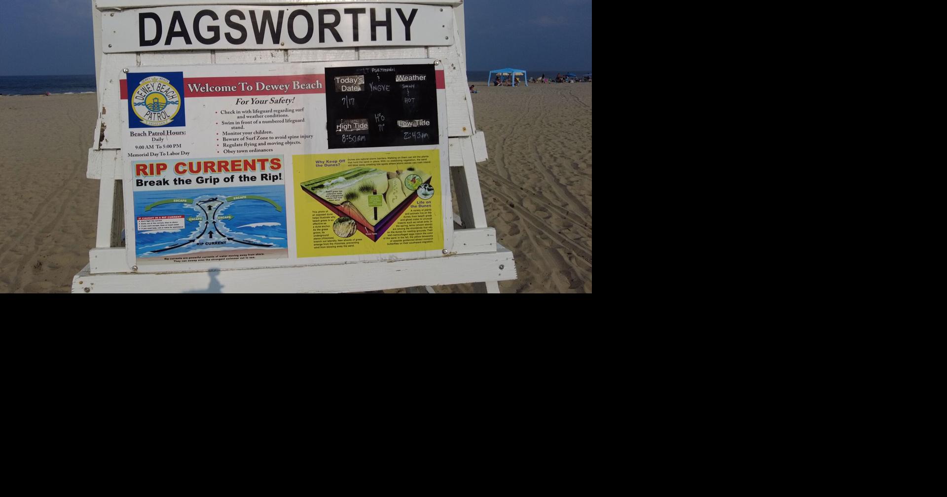 Dewey Beach reminds everyone of safety at the beach after North Shore ...