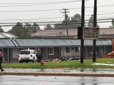 The Dover Police Department asks people to stay home after storm damage reported.