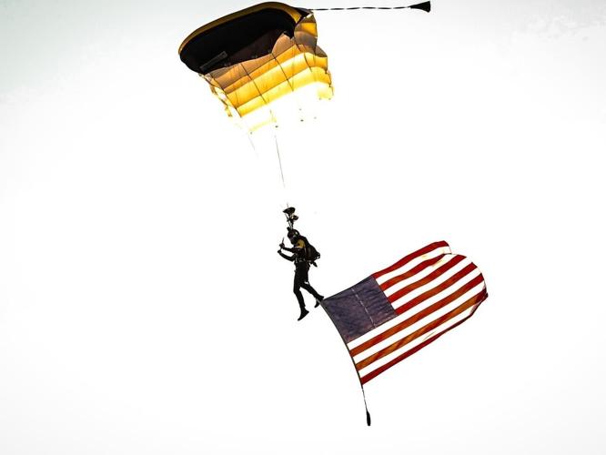 Photo of American Flag from Air Show