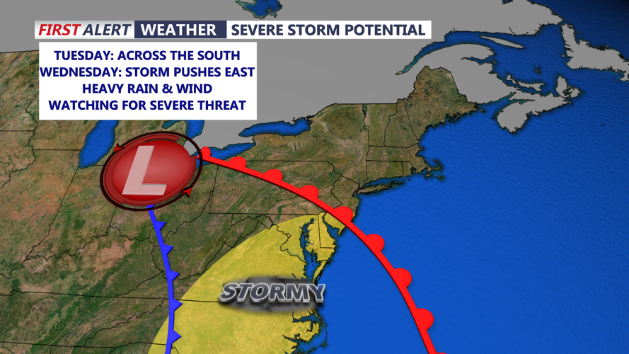 Midweek Storm Threat