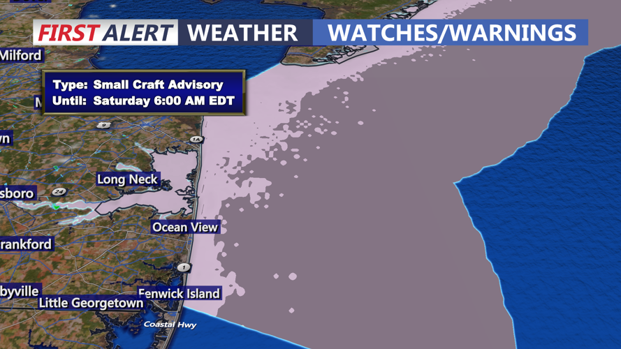 SMALL CRAFT ADVISORY - SUSSEX