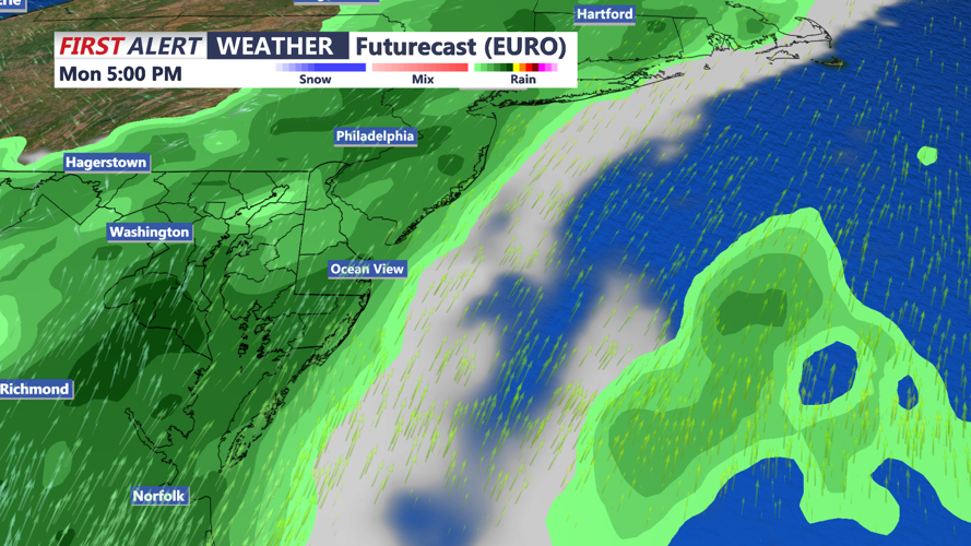 next week rain