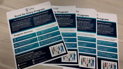 La Red's Rural Re-entry Program flyers