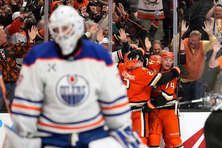 Oilers Ducks Hockey