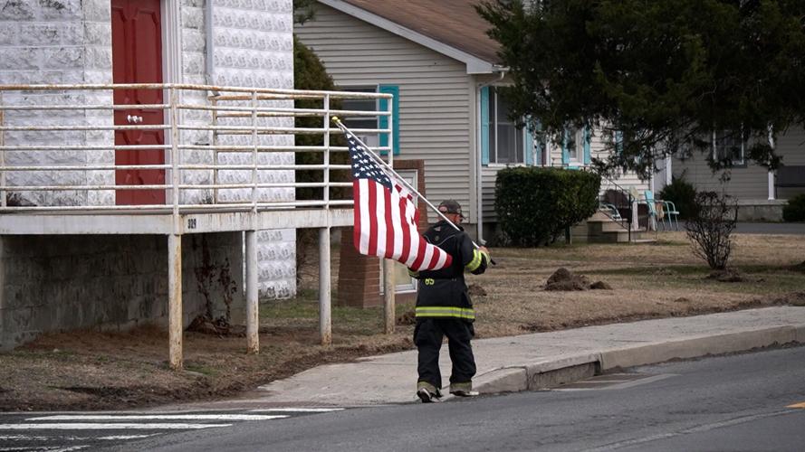 Jackson crossing the street