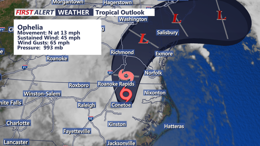 Ophelia radar