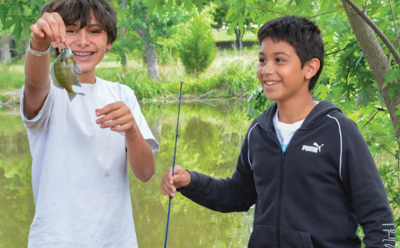 Cape Henlopen students bond at mentorship fishing event