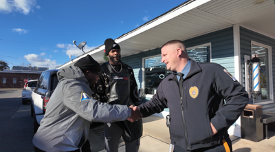 Newly appointed Chief David Moyer with 17 years of law enforcement experience behind him.