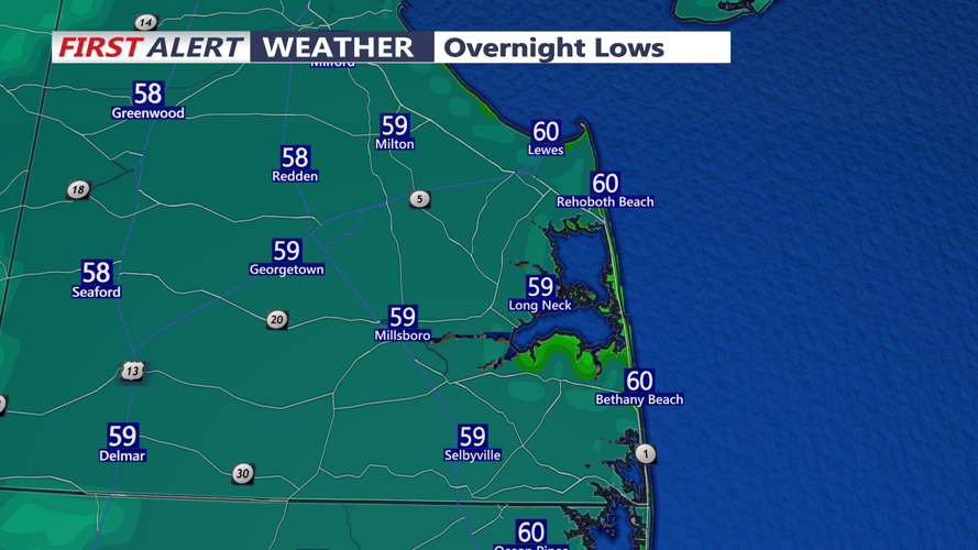 OVERNIGHT LOWS