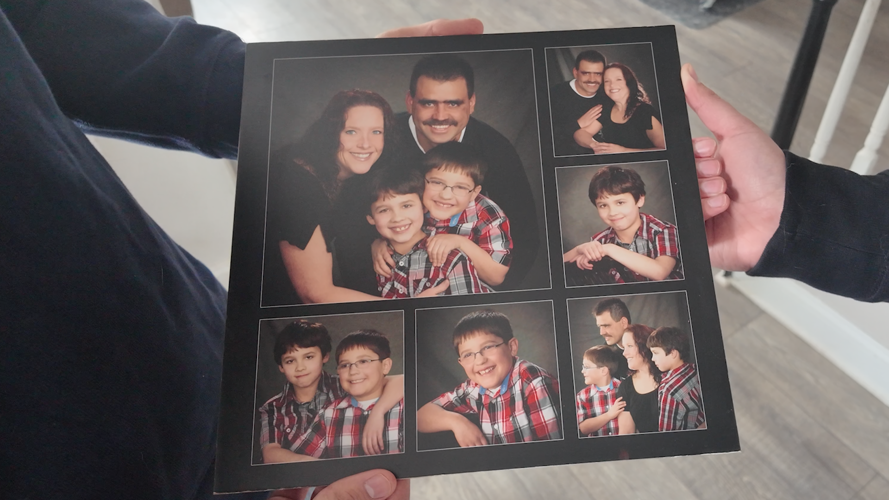 The Tapia family several years ago.