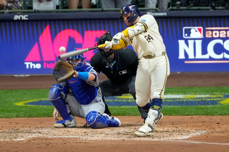 NLCS Dodgers Brewers Baseball