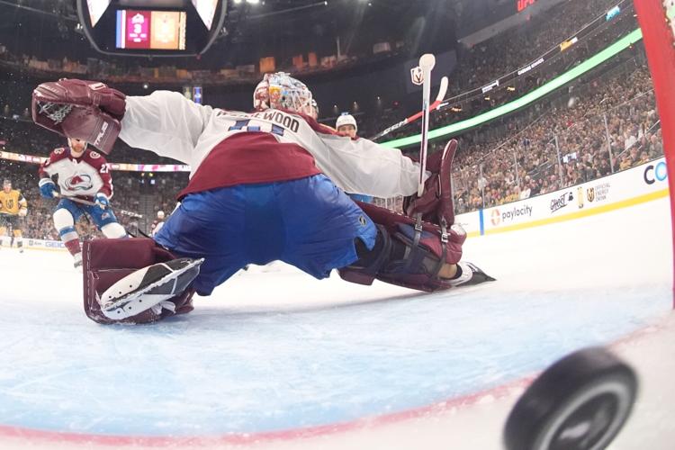APTOPIX Avalanche Golden Knights Hockey