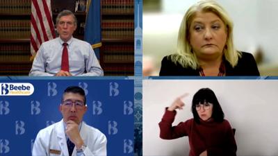 Delaware Hospitals Strained: Main Message from Gov. Carney's Press Briefing