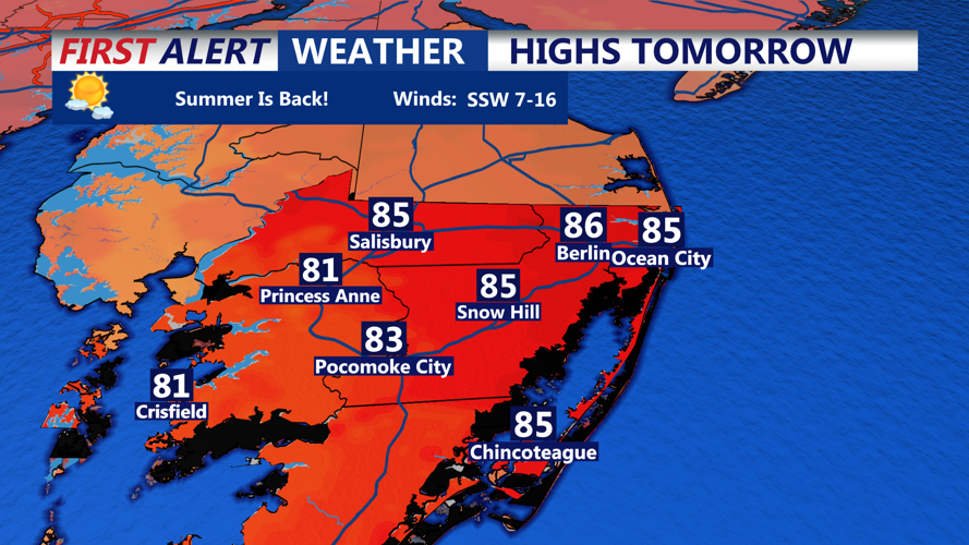 Showers and Storms Possible in Sussex County Late Thursday, | Weather ...