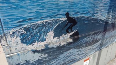 Beach replenishment after effects on surfing in Ocean City